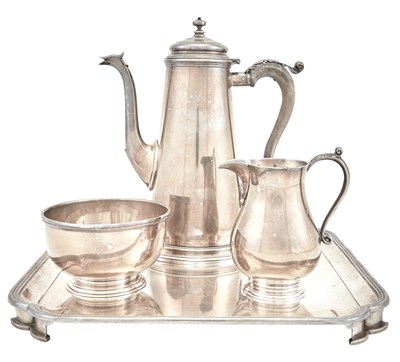 Lot 182 - Elizabeth II Sterling Silver Coffee Service on...