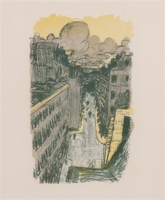 Lot 1052 - Pierre Bonnard (1867-1947) RUE VUE D'EN HAUT...