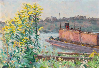 Lot 58 - Herman Rose American, 1909-2007 River View...