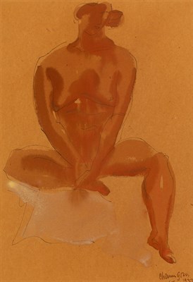 Lot 25 - Chaim Gross American, 1904-1991 Seated Figure...
