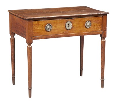 Lot 212 - Provincial Louis XVI Walnut Side Table Height...