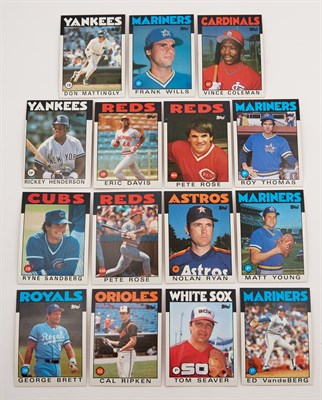 Lot 3121 - 1986 Topps Baseball Series Approximately six...