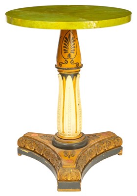 Lot 175 - Neoclassical Style Painted Wood Center Table...