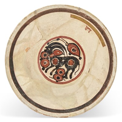 Lot 407 - A Persian Nishapur Pottery Bowl 10th Century...