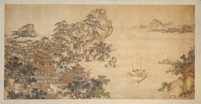 Lot 336 - A Large Chinese School Painting Early 20th...