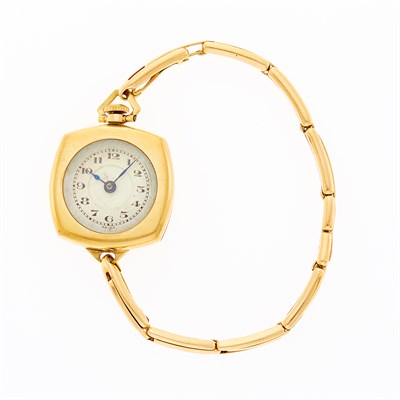 Lot 1104 - Gold Wristwatch with Expandable Bracelet