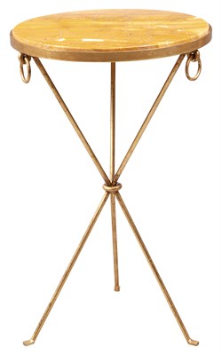 Lot 132 - Neoclassical Style Gilt-Metal Marble Top...