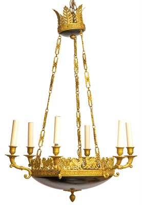 Lot 317 - Empire Style Gilt and Patinated Bronze...