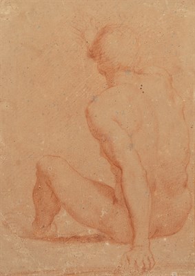 Lot 10 - Attributed to Agostino Carracci Study of a...