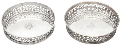 Lot 221 - Of Royal Interest: Two French Silver Wine...