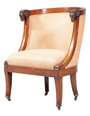 Lot 323 - Empire Mahogany Bergère In the manner of...