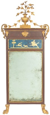 Lot 303 - Continental Neoclassical Parcel-Gilt Mahogany...