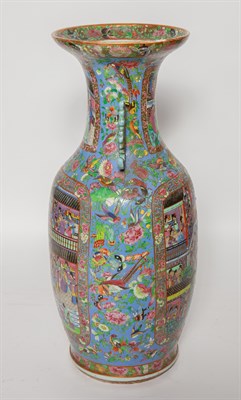 Lot 191 - A Chinese Rose Mandarin Porcelain Vase Late...