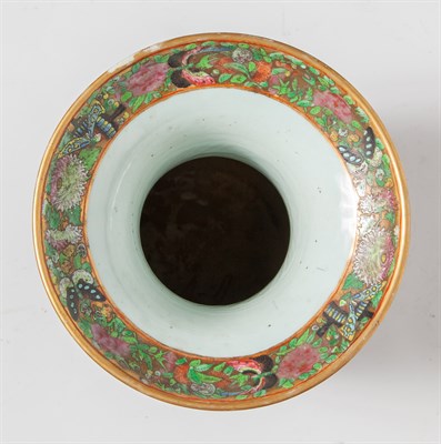 Lot 191 - A Chinese Rose Mandarin Porcelain Vase Late...