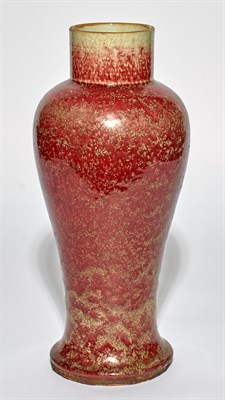 Lot 147 - A Chinese Copper Red Glazed Porcelain Baluster...