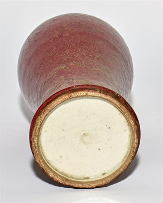 Lot 147 - A Chinese Copper Red Glazed Porcelain Baluster...