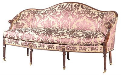Lot 276 - George III Mahogany Settee Circa1780, in the...