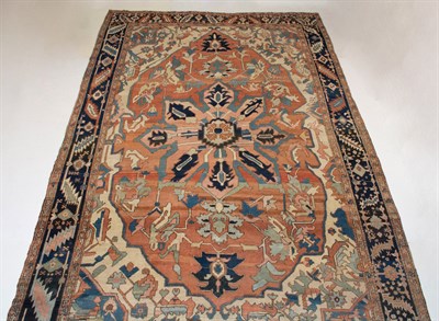 Lot 375 - Heriz Carpet Northwest Persia, circa 1900 The...
