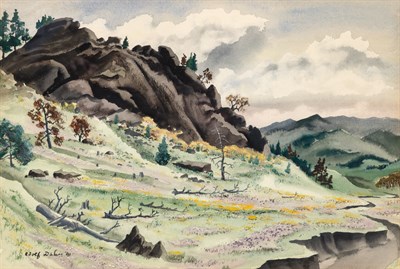 Lot 1072 - Adolph Arthur Dehn American, 1895-1968 Rocks...