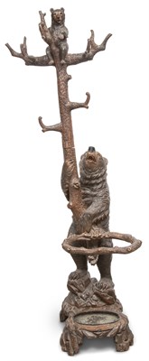 Lot 352 - Black Forest Carved Hall Tree 20th Century...