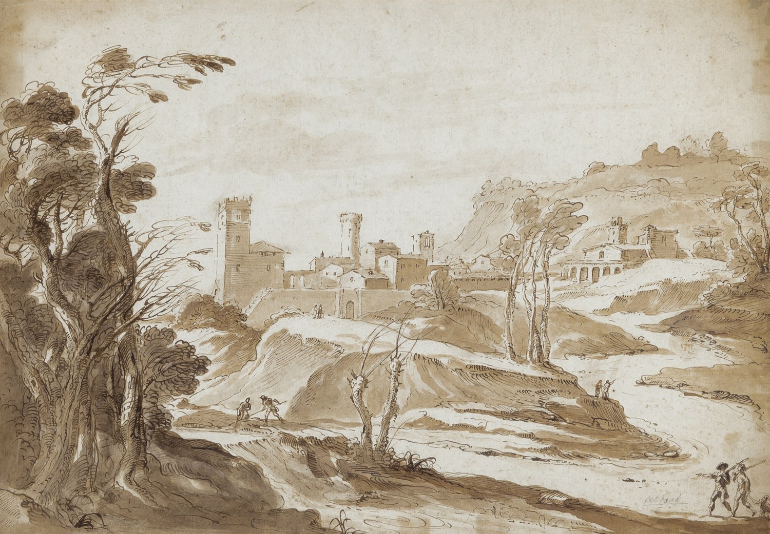 Lot 34 - Aureliano Milani Italian, 1675-1749 Two...