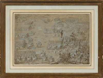 Lot 31 - Continental School 17th Century Battle...