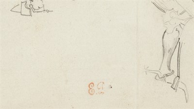 Lot 68 - Attributed to Eugene Delacroix Sketches of...