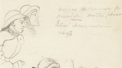 Lot 68 - Attributed to Eugene Delacroix Sketches of...