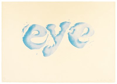 Lot 195 - Ed Ruscha (b. 1937) EYE (ENGBERG 12)...