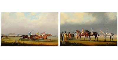 Lot 43 - Michael Matthews British, b. 1933 Horseraces:...