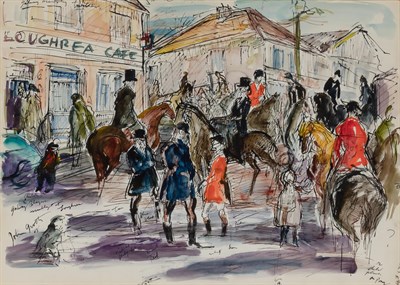 Lot 34 - John Groth American, 1908-1988 Riders, 1968...