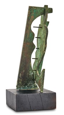 Lot 95 - 20th Century School Untitled Bronze on wood...