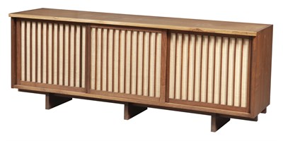 Lot 288 - George Nakashima Walnut Seven Foot Triple...