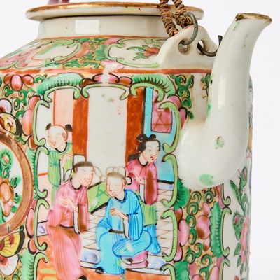 Lot 72 - An Extensive Group of Chinese Export Rose Medallion Porcelain Articles