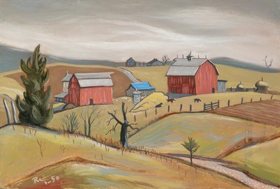 Lot 1080 - Roger Medearis American, 1920-2001 Sketch -...
