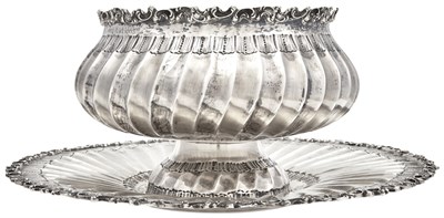 Lot 228 - Continental Sterling Silver Centerpiece Bowl...