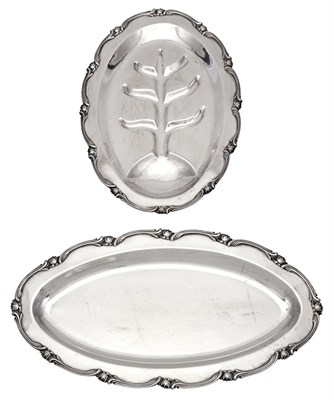 Lot 169 - Two Peruvian Sterling Silver Platters Camusso,...