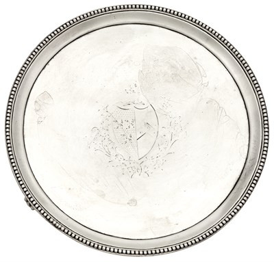 Lot 179 - George III Sterling Silver Waiter Elizabeth...