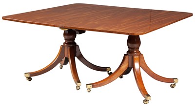 Lot 289 - George III Mahogany Two-Pedestal Dining Table...