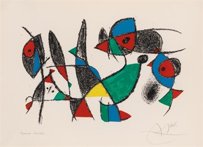 Lot 112 - Joan Miró (1893-1983) JOAN MIRO LITHOGRAPH II...