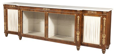 Lot 169 - Empire Style Gilt-Metal Mounted Parcel Gilt...
