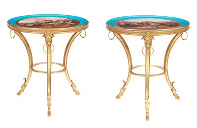 Lot 117 - Pair of Louis XVI Style Gilt-Metal Low Side...