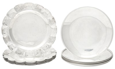 Lot 259 - Set of Six Randahl Sterling Silver Bread...