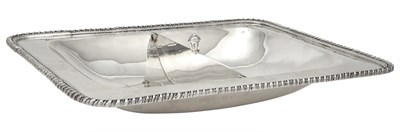 Lot 270 - Sterling Silver Serving Bowl with Divider 20th...