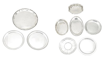 Lot 273 - Nine American and Mexican Sterling Silver...