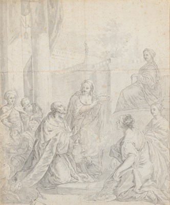 Lot 17 - Attributed to Francesco Albani The Idolatry of...