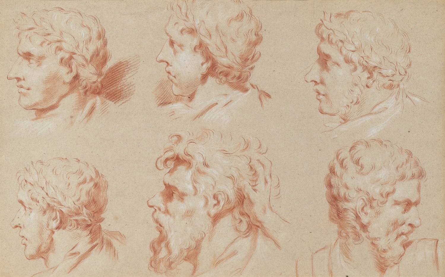Lot 51 - French School 18th Century Study of Antique...
