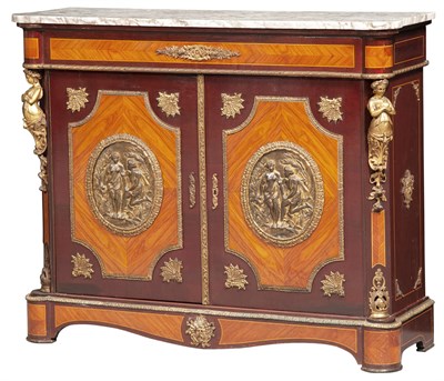 Lot 264 - Napoleon III Tulipwood and Amaranth...
