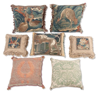 Lot 106 - Group of Throw Pillows Including needlepoint...