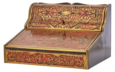 Lot 312 - Napoleon III Brass Inlaid Boulle Lapdesk 19th...